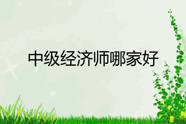 中级经济师哪家好