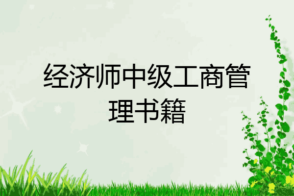 经济师中级工商管理书籍