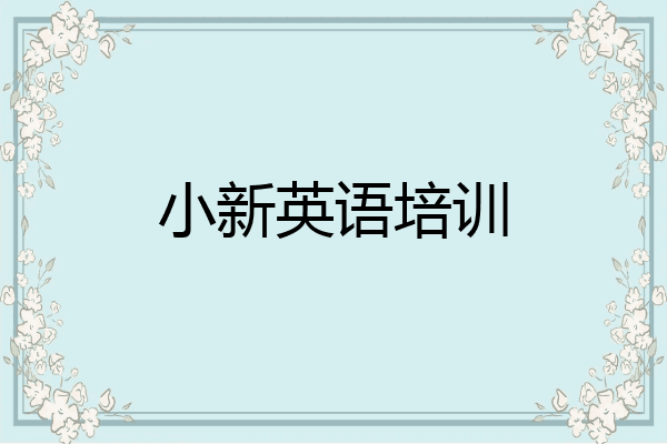 小新英语培训