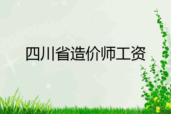 四川省造价师工资