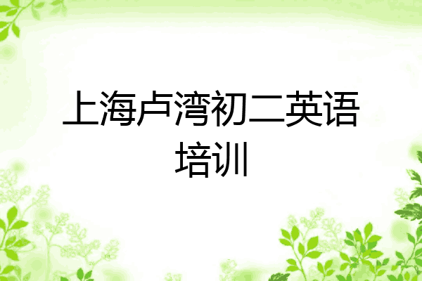 上海卢湾初二英语培训