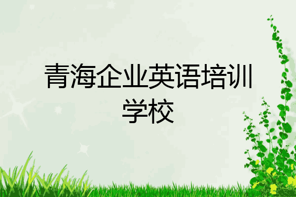 青海企业英语培训学校