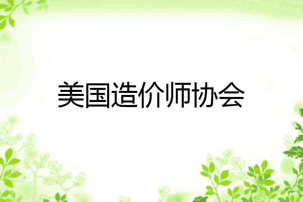 美国造价师协会