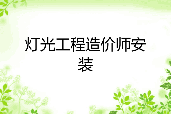 灯光工程造价师安装