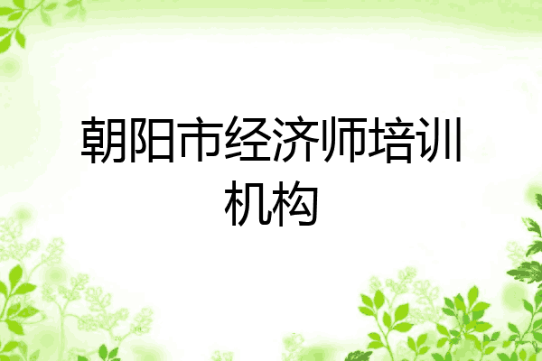 朝阳市经济师培训机构