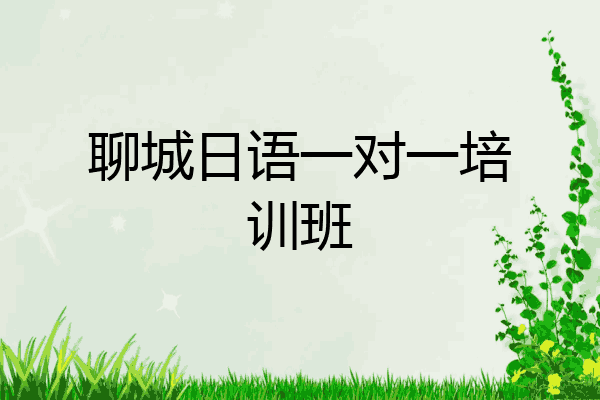 聊城日语一对一培训班