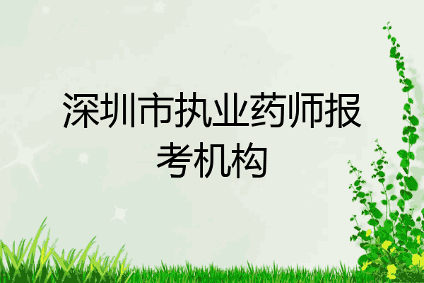 深圳市执业药师报考机构