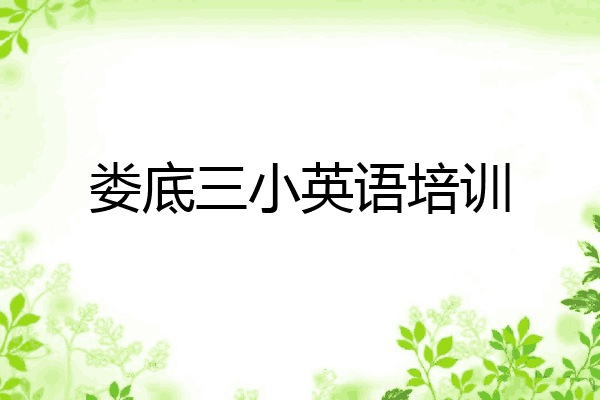 娄底三小英语培训