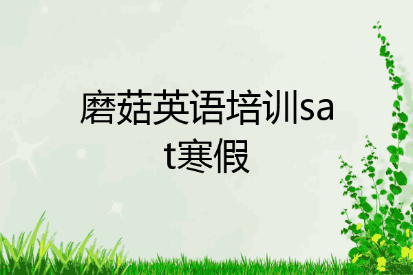 磨菇英语培训sat寒假