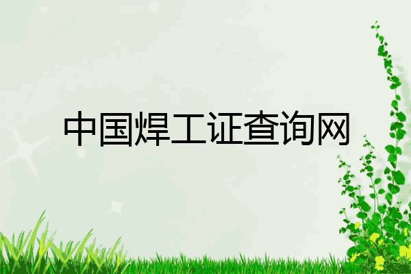 中国焊工证查询网