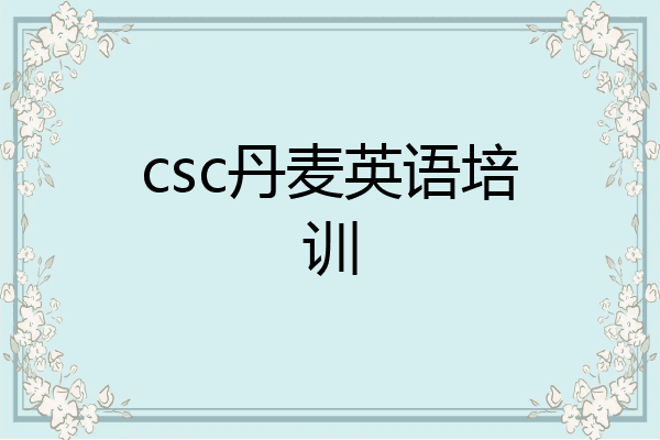 csc丹麦英语培训
