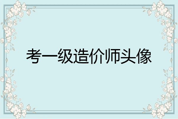 考一级造价师头像