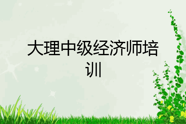 大理中级经济师培训