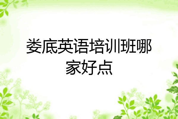 娄底英语培训班哪家好点