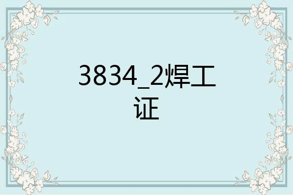 3834_2焊工证