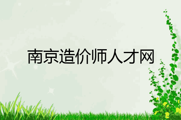 南京造价师人才网