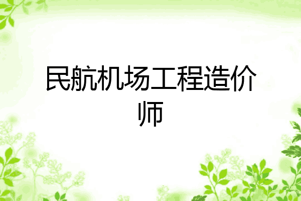 民航机场工程造价师
