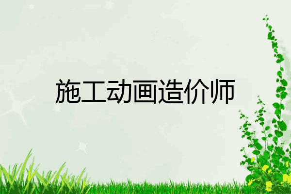 施工动画造价师