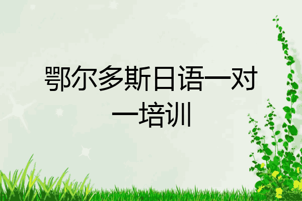 鄂尔多斯日语一对一培训