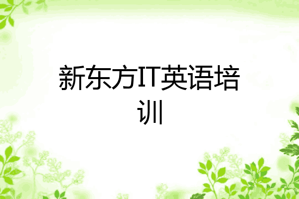 新东方IT英语培训
