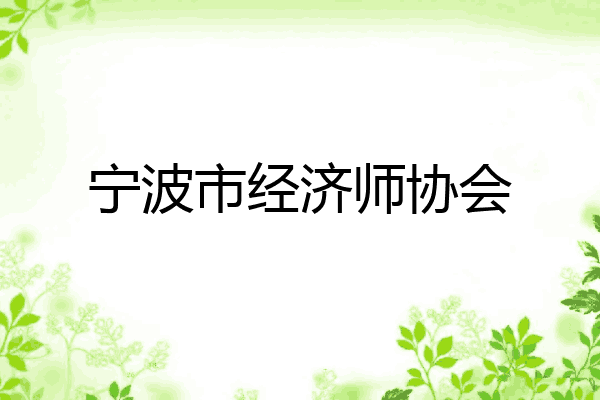 宁波市经济师协会