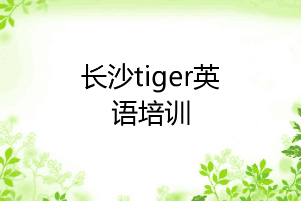 长沙tiger英语培训