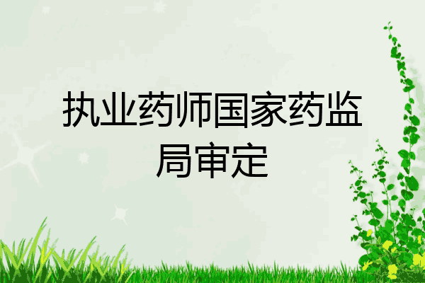 执业药师国家药监局审定
