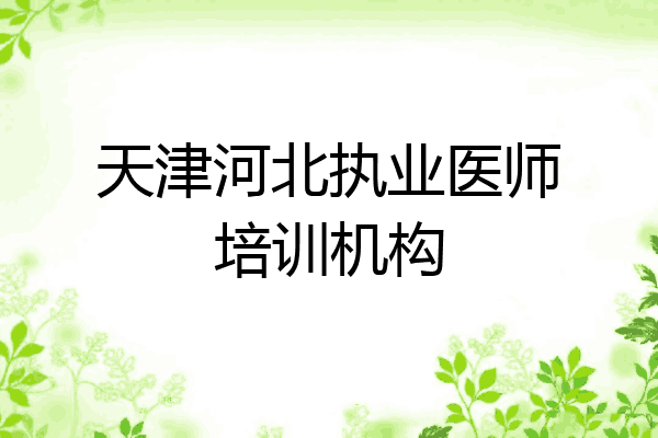 天津河北执业医师培训机构