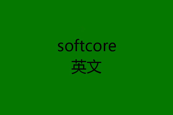 softcore英文