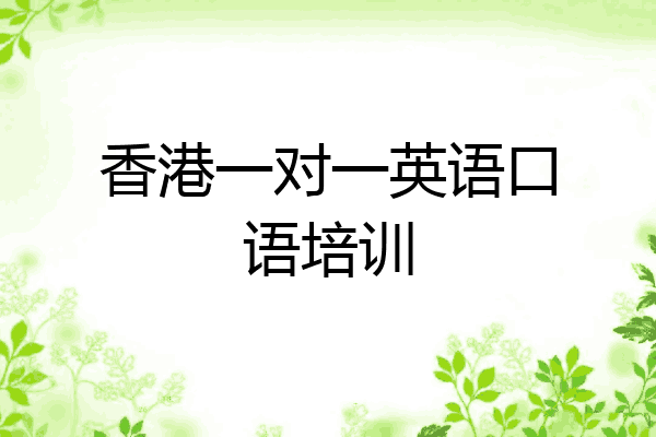 香港一对一英语口语培训