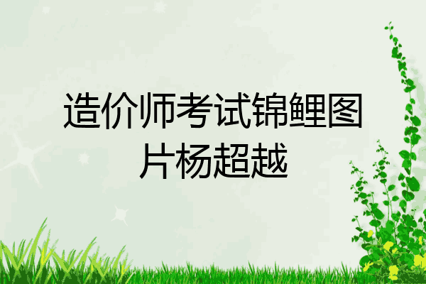 造价师考试锦鲤图片杨超越