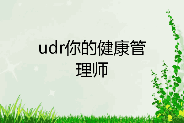 udr你的健康管理师