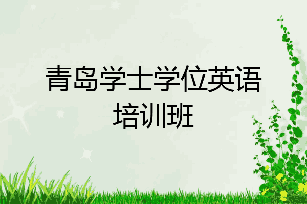 青岛学士学位英语培训班