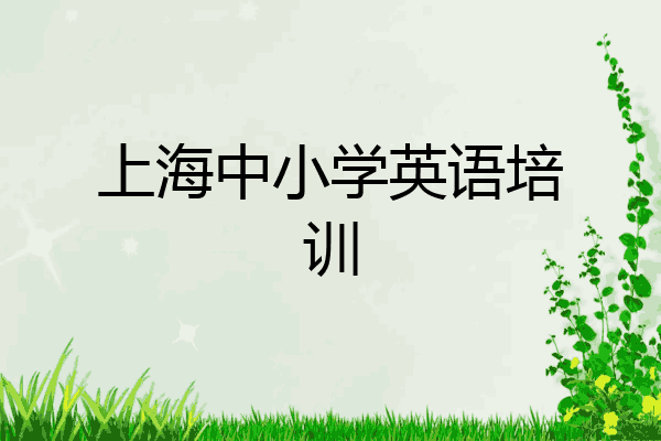 上海中小学英语培训