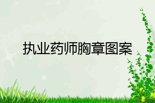 执业药师胸章图案
