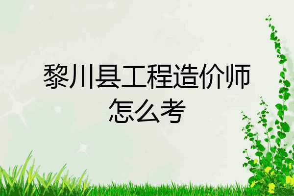 黎川县工程造价师怎么考