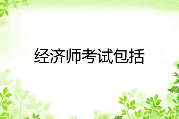 经济师考试包括
