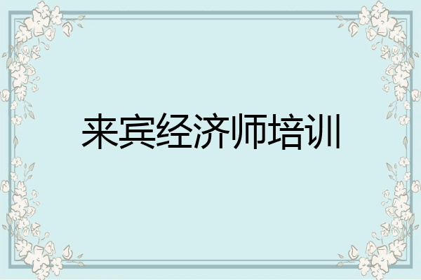 来宾经济师培训