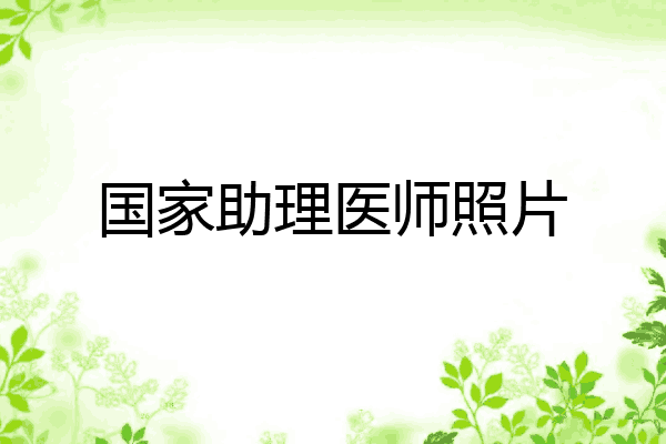 国家助理医师照片