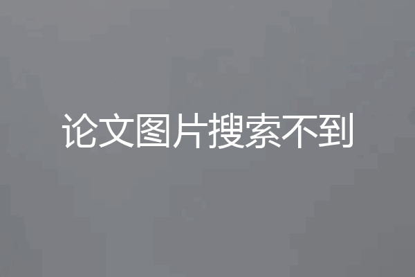 论文图片搜索不到