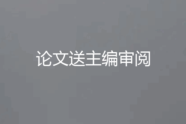 论文送主编审阅