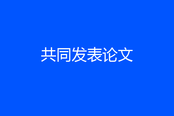 共同发表论文
