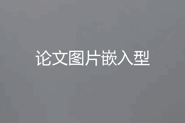 论文图片嵌入型