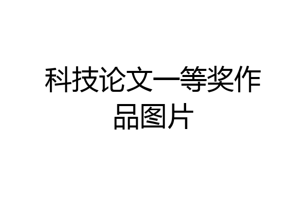 科技论文一等奖作品图片
