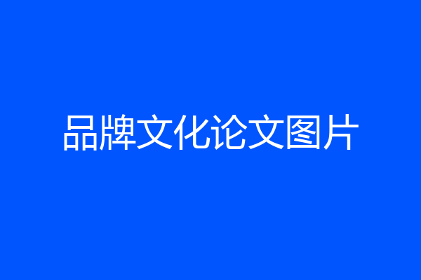 品牌文化论文图片