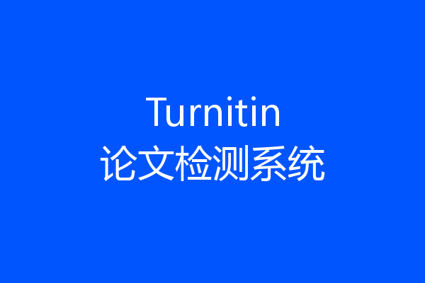 Turnitin论文检测系统