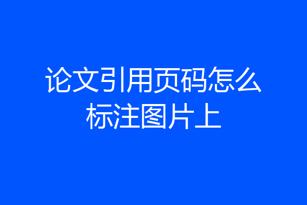 论文引用页码怎么标注图片上
