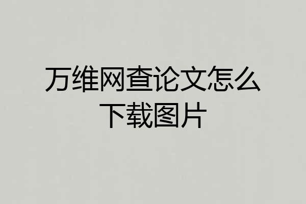 万维网查论文怎么下载图片
