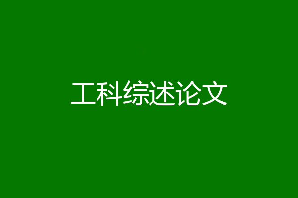 工科综述论文