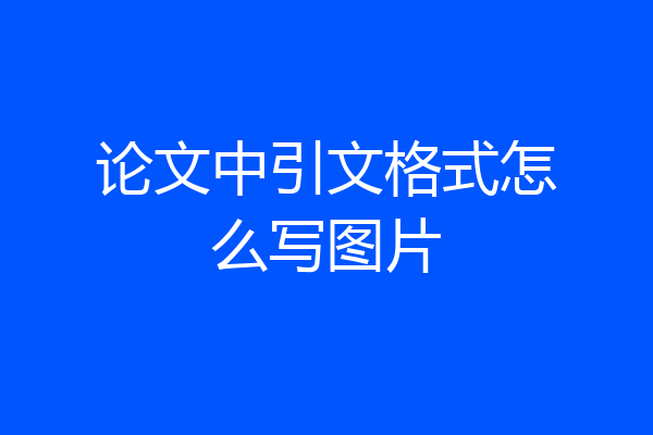 论文中引文格式怎么写图片